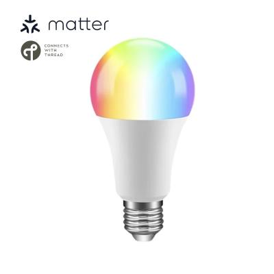 China TFT Smart LED Matter WiFi Home Light Bulb E27 7w Dimmable Compatible with Things Siri Alexa Google Homepage 220V zu verkaufen