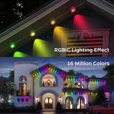 China 100ft RGBIC LED Permanent Eaves Light Waterproof LED Strip 36V String Point Smart Ambilight for Holiday Lighting en venta