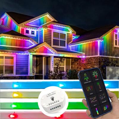 China Christmas House Exterior Wall Decorative Village Permanent Outdoor Light with HID Light Source 5000K Color Temperature en venta