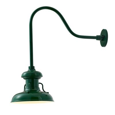 China High Industrial Green RLM Armed Light American Style Large Retro Wall Sconce Outdoor Gooseneck Lighting Waterproof ETL zu verkaufen