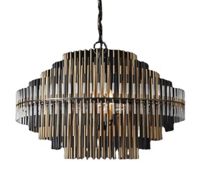 Китай American Modern Luxury Brass Indoor Chandelier for Living Room Dining Bed Bedside SMD Led Chip and 3500K Color Temperature продается