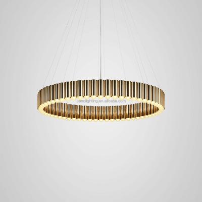 China Customized Color Temperature CCT 2700K XL Stainless Steel Glass Chandelierpendant Luxury Lights for Modern Indoor Lighting for sale