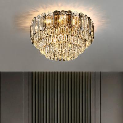 China 2024 Luxury Crystal Living Room Headlights Simple Modern Bedroom Hall Ceiling Light with Product Weight 20kg Te koop