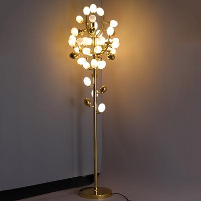 China Custom Design Glass Ball Floor Lamp Add Elegance to Your Hotel Villa and Home Decoration with Long Lifespan for sale