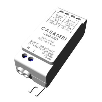 China LED Controller CBU-A2D with 100-277 VAC Input Voltage Controllable 2ch 0-10V/DALI and 750 Hours Lifespan for sale