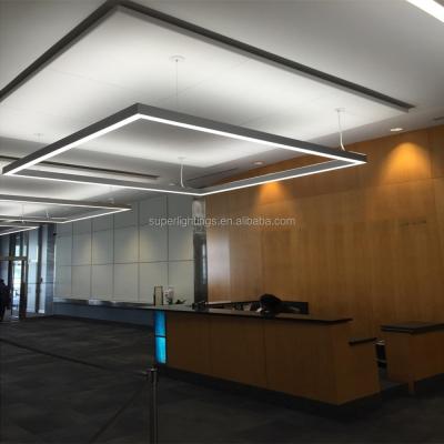 중국 DALI DMX Control LED Linear Light Flexible Pendant Vanity Lighting with Customized Design and 130lm/w Luminous Efficiency 판매용