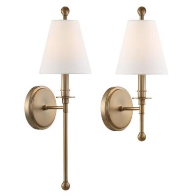 China Light Source Incandescent Bulbs Wall Sconces Gold Hardwire Industrial Vintage Lamp Fixture for Indoor Showroom Hotel for sale