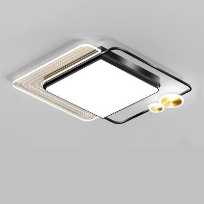 Κίνα 30000 Hours Lifespan Modern Nordic Double Square Acrylic Ceiling Lamp for Home LED Lighting in Corridor and Living Room προς πώληση