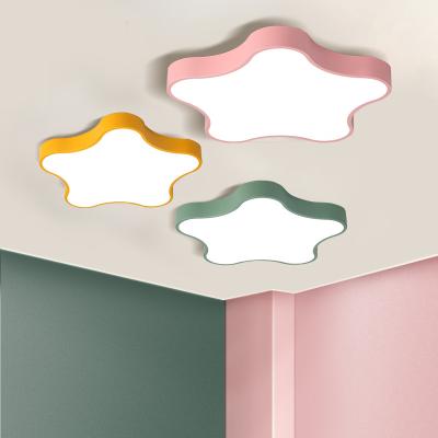 Chine Remote Control Star Children's Room LED Ceiling Light with Colorful Macaron Star Design and AC 220V Input Voltage à vendre