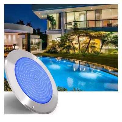 중국 Outdoor IP68 316L Stainless Steel LED Swimming Pool Light with RGB 3in1 Control Rust-Proof and Underwater Certified IP68 판매용