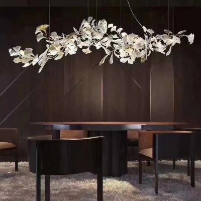 Κίνα High quality Nordic decorative chandelier Ginkgo biloba flower luxury hotel προς πώληση