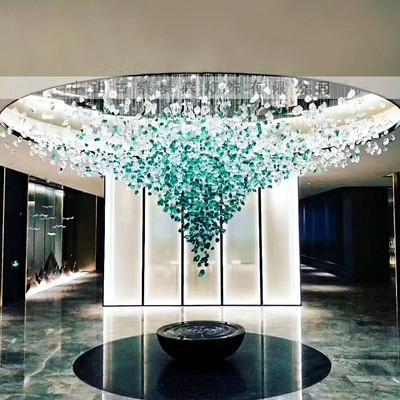 Κίνα Chandeliers ceiling luxury customized hotel lobby project crystal chandelier Villa art stone modern προς πώληση