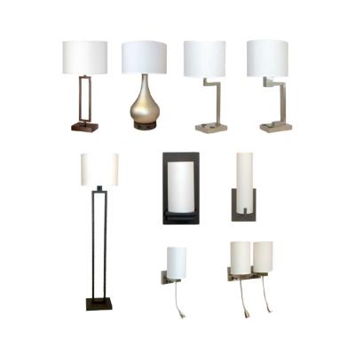 China hospitality hotel lighting collection with table wall floor lamp for wholesale project à venda