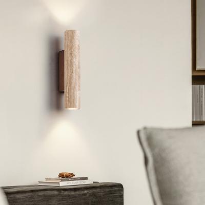 Cina 3- B3526 Wabi-sabi Style Decorative Art 2 Spot Light Wall Lamp Modern Ing Suit for Bedroom Hotel Corridor Switch Control in vendita