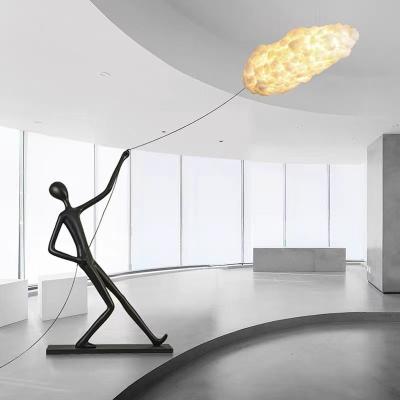 China Switch Control Resin Sculpture Floor Light for Modern Minimalist Nordic Living Room Designer Art Decoration Standing LED Lamp zu verkaufen