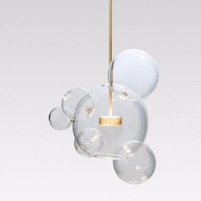 China Las burbujas artísticas de cristal Globo de luz colgante, Bolle Baño de techo luces colgante SMD fuente de luz LED en venta