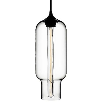 China Clear Glass Pendant Lights Pharos Hanging Kitchen Island Single D4088 Model for sale