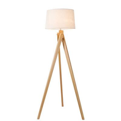 Cina Lampada di pavimento di legno bianca fresca con il treppiede della luce LED della lettura facile installare in vendita