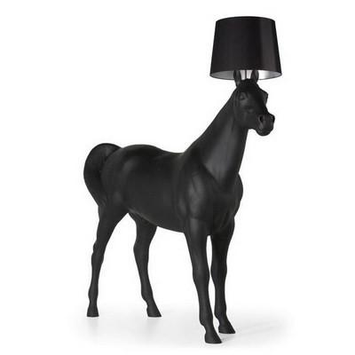 China E27 LED Tall Large Floor Standing Lamps Black Horse Shape For Living Room for sale