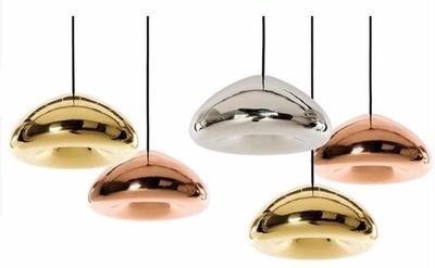 China Modern Indoor Glass Pendant Lights For Dinning Romm Brass Chrome Void for sale