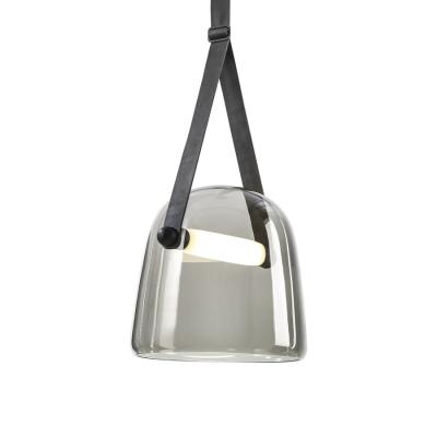 China Suspension Straps Art Deco Pendant Lights  Brokis Mona LED Fixture Grey Finish for sale