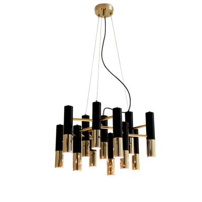 China Delightful Ike Suspension Multi Light Pendant Light For Hotel Project Art Deco Chandelier for sale