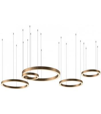 China Ring Shape Horizontal  Modern Pendant Lights Suspension For Home / Office for sale