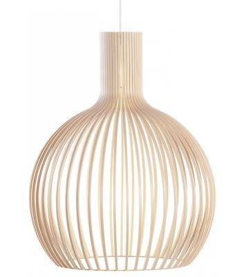 China Energy Efficiency Large Wood Hanging Pendant Lights 50~60Hz Frequency for sale