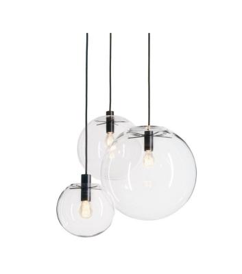 China Professional Grey Smoky Clear Glass Pendant Lights 50000 Working Lifetime for sale