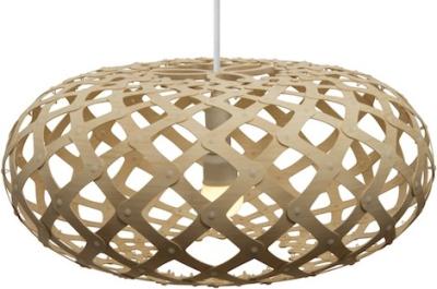 China Natural Wood Pendant Light Wooden Suspension Lamp For Home / Entryway for sale