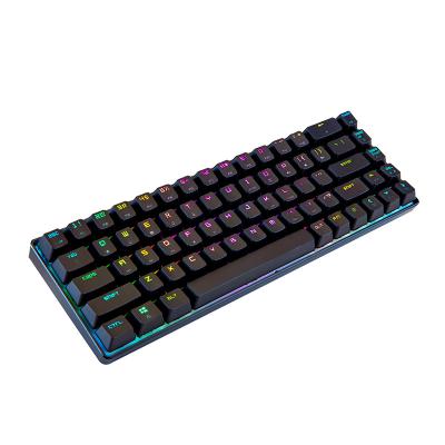 China Typing game machine factory directly sell different switch game keyboard cherry key mechanical keyboard game MK14 68 keys for sale