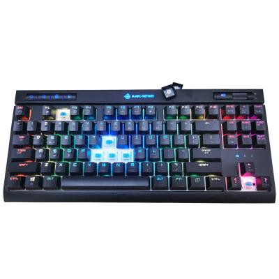 China New 87 Keys MK17 RGB Magic Game Numpad Refiner Mechanical Keyboard For Gamers ODM OEM ODM Cherry Kaihl Red Switch for sale