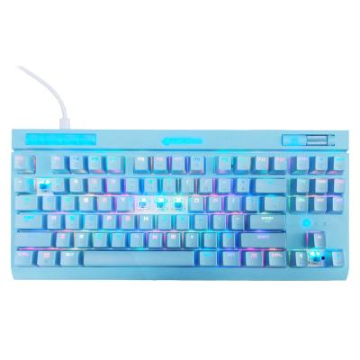 China Factory Price 87 Keys Magic Gaming Numpad Refiner Mechanical Keyboard RGB Backlight For Gamers ODM OEM Cherry Kaihl for sale