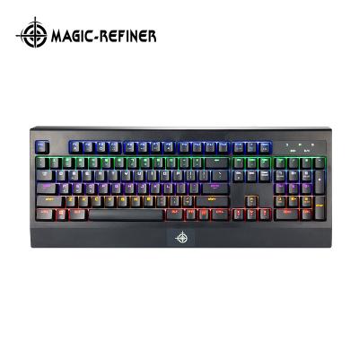 China Numpad Magic Chemist 1503 Integrated 104 Key Inlaid Type Key Cap Net Bar Dedicated Esports Sports Gaming Mechanical Keyboard for sale