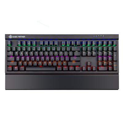 China Normal Durable Mechanical Gaming Keyboard Palm Rest Comfortable Keyboard mk15 Typing Keyboard For Office for sale