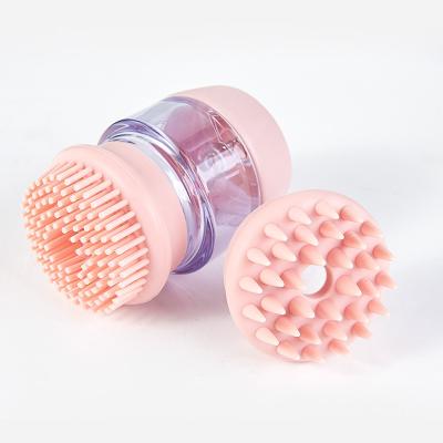 China Sustainable New Style Pet Massage Silicon Bath Grooming Dog Brush Comb for sale