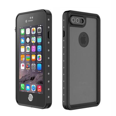 China Full IPX68 Underwater Sealed Snowproof Dustproof IP68 Waterproof Shockproof Certified Full Underwater Sealed Snowproof Shockproof Water Proof Case Cover For iPhone 7 plus 8 plus for sale