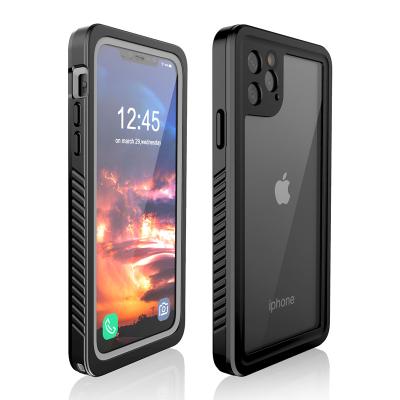 China Full IP68 Phone Cover Shockproof Protective Waterproof Radio Charging Shockproof Dustproof Phone Case For iPhone 11 Pro Max 6.5inch for sale