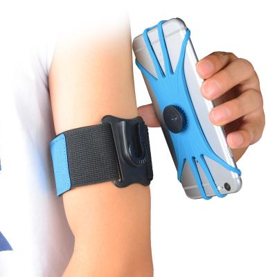 China With Holder Wholesale Universal 360 Rotating Cell Phone Armband For iPhone Running Band Sport Arm Band Phone Holder for sale