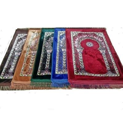 China Simple Sajda Blankets Prayer Blanket - Thick Prayer Mat Islamic Muslim Prayer Rug Made in China 80*120CM for sale