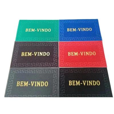 China BEM-VINDO Cushion PVC Washable Plastic Outdoor Indoor Entrance Reel Front Mat for sale