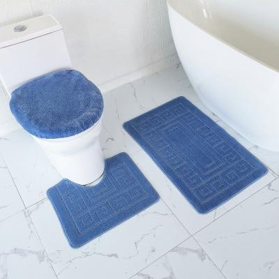 China Anti-bacteria Cheapest Floor Mat With TPR Base PP Material Bath Mat for sale