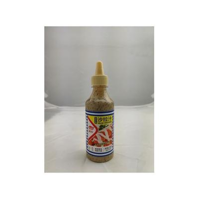 China Factory direct wholesale cheap Fried Sesame Flavor Salad Sauce bottle for cooking 260ml for sale