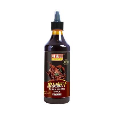 China Manufacturer Price Food Rest Assured To Eat Steak Black Pepper Sauce For Sale 560g for sale