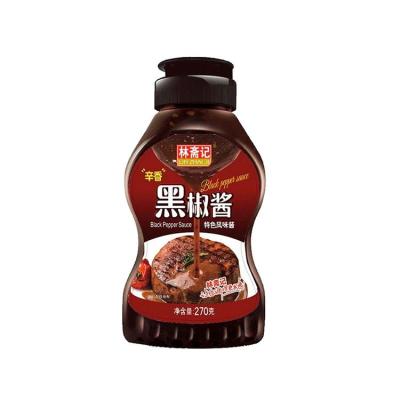 China Professional Delicious To Taste Spice Flavorblack Pepper Sauce For Cooking 270g for sale