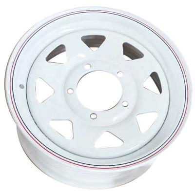 China Steel Wheel 4.5J*13Trailer Steel Rim With 5 Stud*114.3 PCD for sale