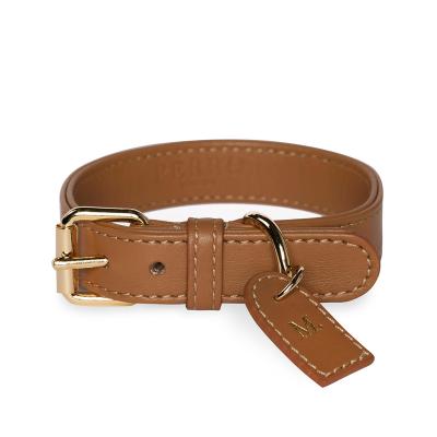 China Wholesale High Quality Custom Custom Dog Leather Collar and Leash Set for sale