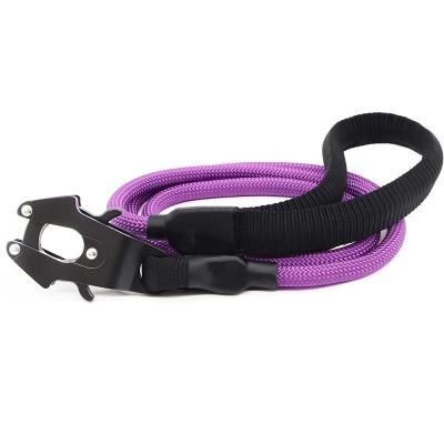 China Custom Durable Custom Durable Adjustable Tactical Nylon Rope Dog Leash Climbing Leads for sale