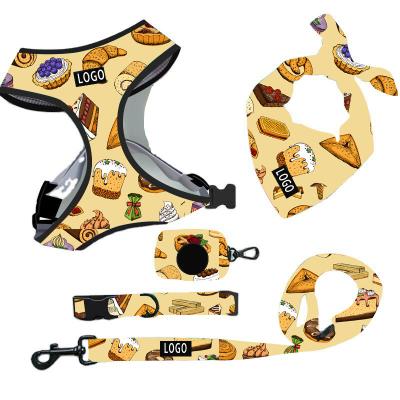 China Modern Wholesale Custom Neoprene Padded Mesh Reversible Pet Dog Harness Designer for sale