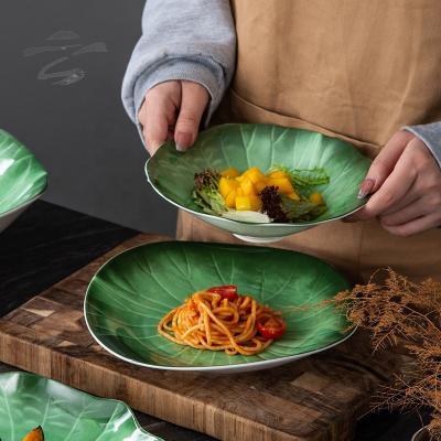 China Sustainable Restaurant Ceramic Dinnerware Set Features Creative Ceramic Dishes Dish for sale